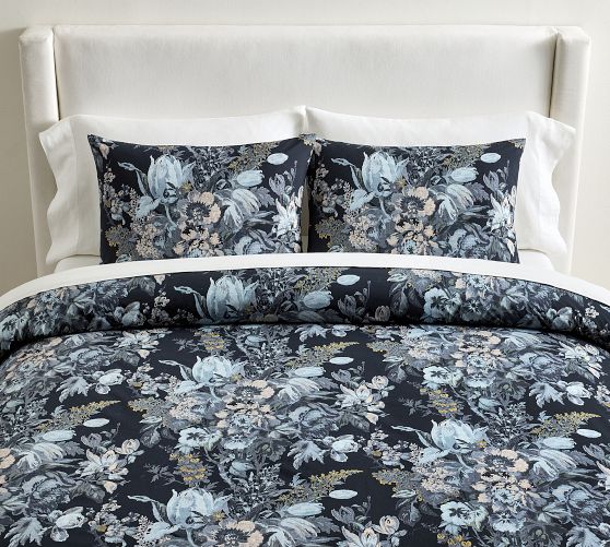 Linden Floral Reversible Duvet Cover