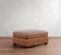 Big Sur Leather Sectional Ottoman