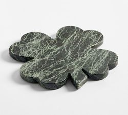 Four Leaf Clover Marble Cheese Board