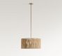 Camden Woven Drum Pendant (24"-30")