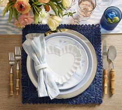 Ava Ikat Print Organic Cotton Napkins - Set of 4