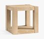 Rockport Rectangular Reclaimed Wood Side Table (24")