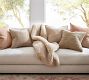 Pieced Suede Pillow