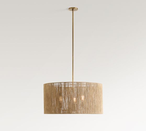 Camden Woven Drum Pendant (24"-30") by Pottery Barn