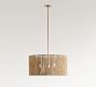 Camden Woven Drum Pendant (24"-30")