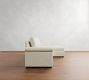 Cameron Modern Roll Arm Chaise Sectional (100")