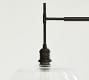 Farmhouse Glass Linear Chandelier (43")