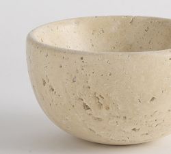 Travertine Decorative Bowl - Set of 2