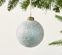 Light Blue German Glitter Ornament