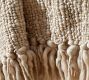 Textured Basketweave Knit Throw