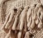 Textured Basketweave Knit Throw