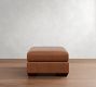 Big Sur Leather Sectional Ottoman