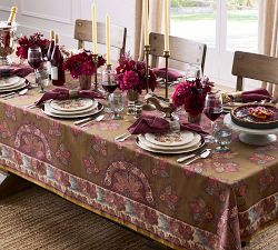 Lynn Paisley Organic Tablecloth