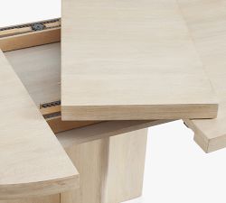Cayman Round Pedestal Extendable Dining Table (48"-66")