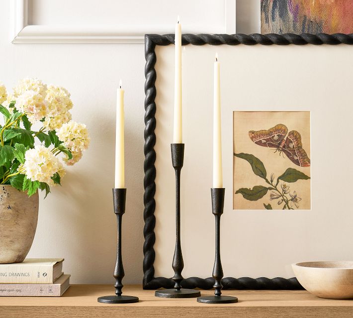 Ornate Hand-Painted Candle Holder | Pottery Barn