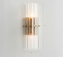 Mallory Crystal Sconce (15")