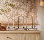 Botanical Forged Iron Candle Holder