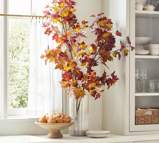 Faux Oversized Turning Maple Branch