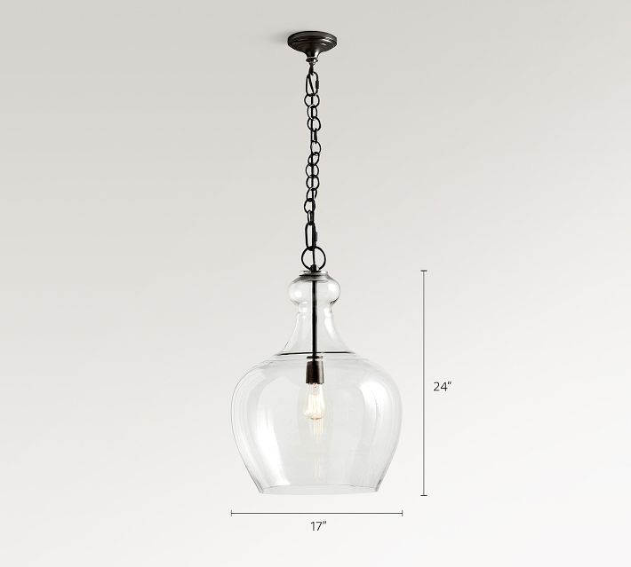 Flynn Recycled Glass Pendant - Stylish Lighting | Pottery Barn