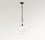 Flynn Recycled Glass Pendant (12"-17")