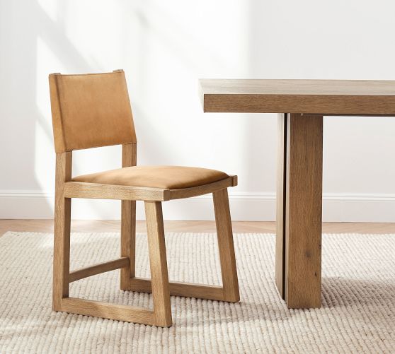 Kai Leather Dining Chair by Pottery Barn