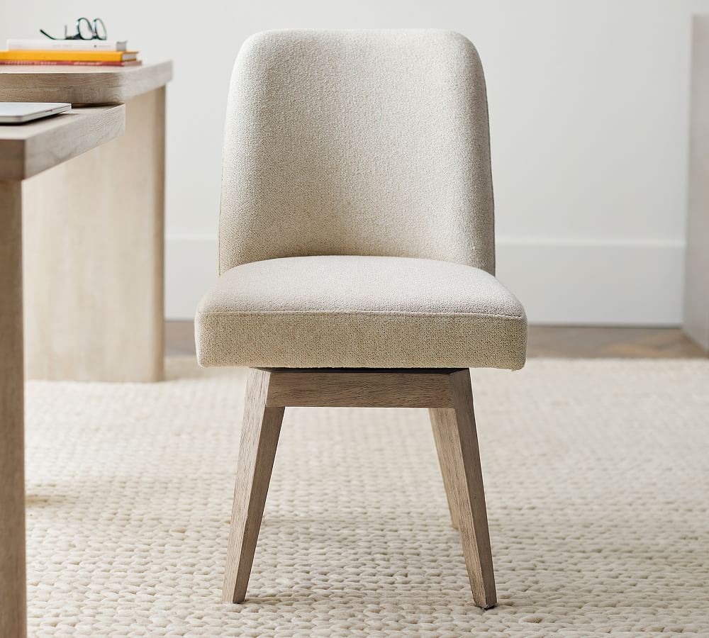 Layton Upholstered Desk Chair by Pottery Barn