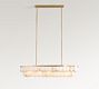 Solene Alabaster Linear Chandelier (45")