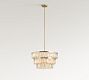 Solene Glass Tiered Round Chandelier (22")