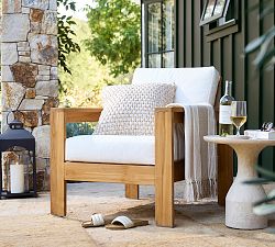 Malibu Teak Outdoor Lounge Chair