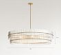 Mallory Crystal Round Chandelier (30"-48")
