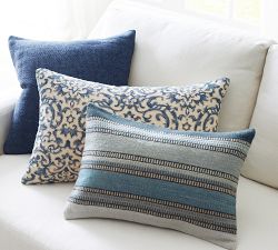 Reilley Embroidered Lumbar Pillow Cover