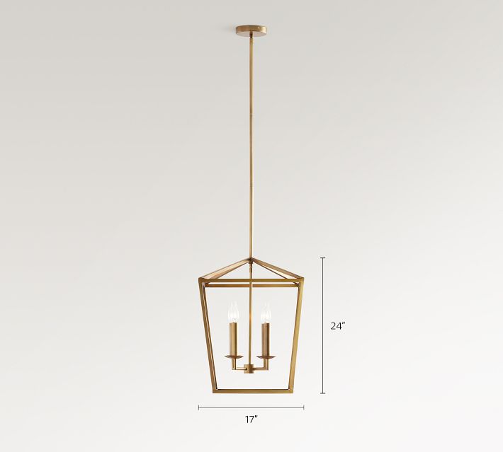 Remington Iron Lantern Pendant | Pottery Barn