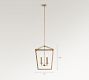 Remington Iron Lantern Pendant (24")