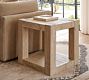 Rockport Rectangular Reclaimed Wood Side Table (24")