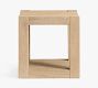 Rockport Rectangular Reclaimed Wood Side Table (24")