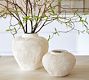 Textured Earthenware Vase