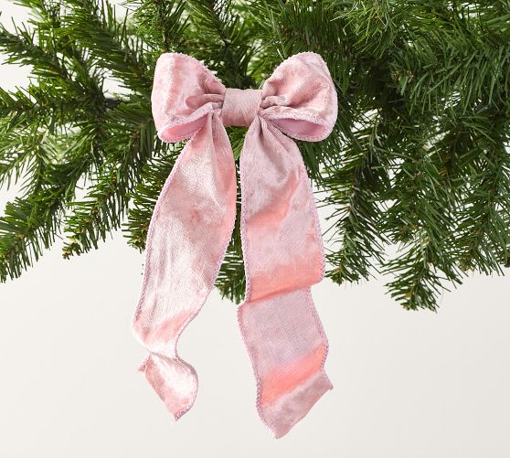 Velvet Bow Clip