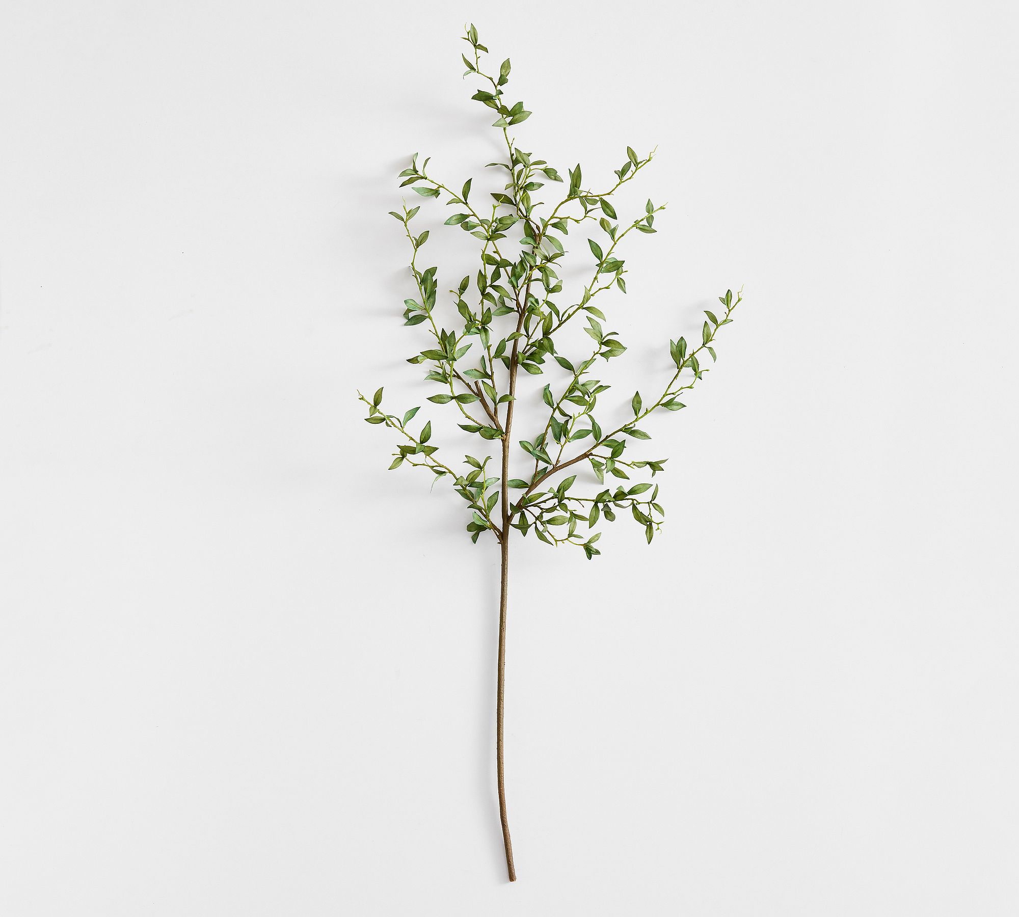 Faux Mini Green Leaf Branch