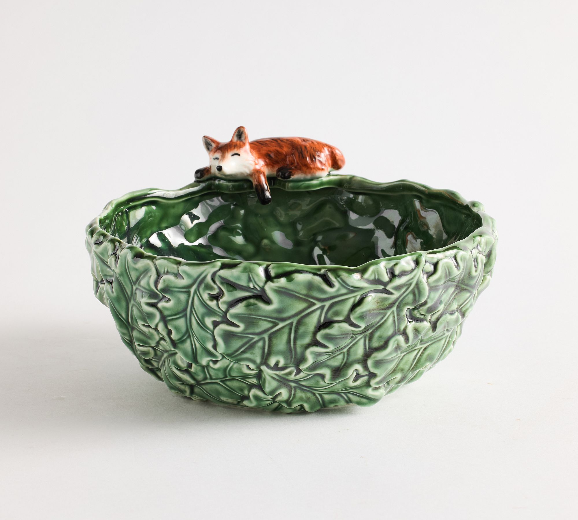 Fantastical Forest Woodland Stoneware Serving Bowl