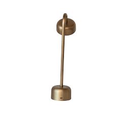 Antique Brass LED Touch Sensor Portable Table Lamp