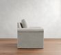 Cameron Modern Roll Arm Slipcovered Swivel Chair