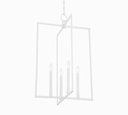 Open Box: Attenborough Metal Pendant, Large (20") - White