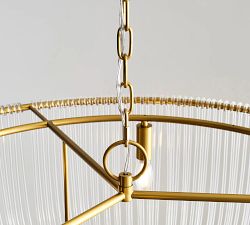 Ranae Glass Round Chandelier (28"-42")