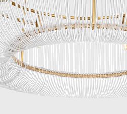 Ranae Glass Round Chandelier (28"-42")