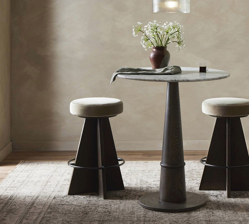 Peru Upholstered Stool by Pottery Barn