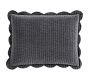 Velvet Scalloped Edge Reversible Quilted Sham