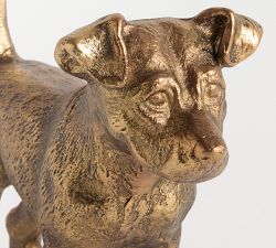Brass Terrier Dog Object