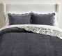 Velvet Scalloped Edge Reversible Quilted Sham