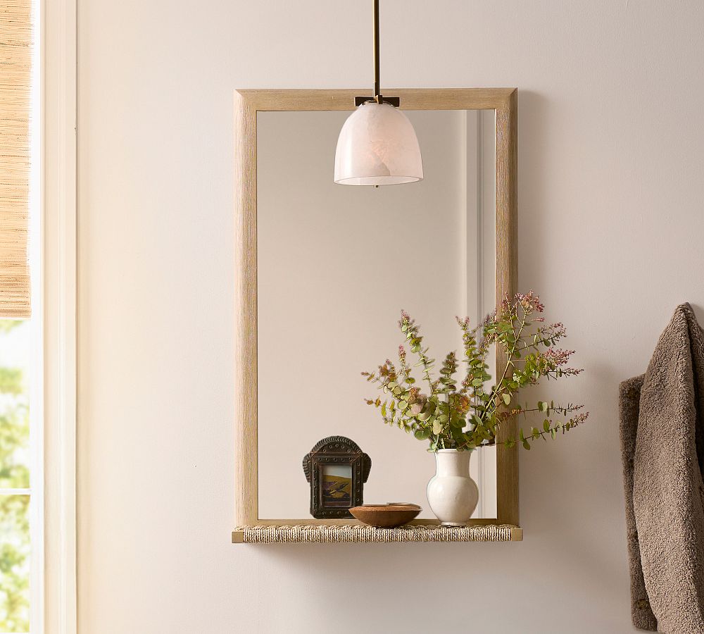 Bolinas Mirror With Shelf by Pottery Barn