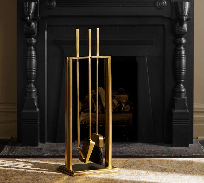 Sinclair Fireplace Tools, Set of 4 | Pottery Barn
